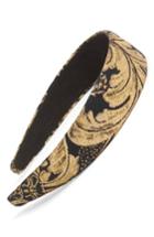 Tasha Brocade Headband, Size - Black