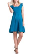 Women's Lilac Clothing 'rachel' Maternity Dress - Blue