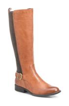 Women's B?rn Campbell Knee High Elastic Back Boot .5 M - Brown