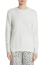 Women's Yigal Azrouel Step Hem Angora Sweater - White