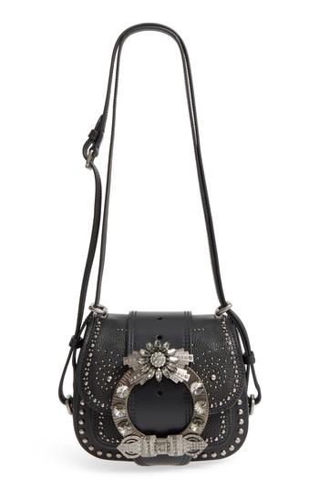 Miu Miu Dahlia Leather Shoulder Bag - Red