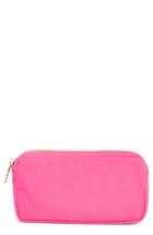 Stoney Clover Lane Small Makeup Pouch, Size - Neon Pink