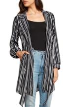 Women's Willow & Clay Stripe Blazer - Black