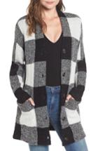 Women's Blanknyc Buffalo Check Cardigan