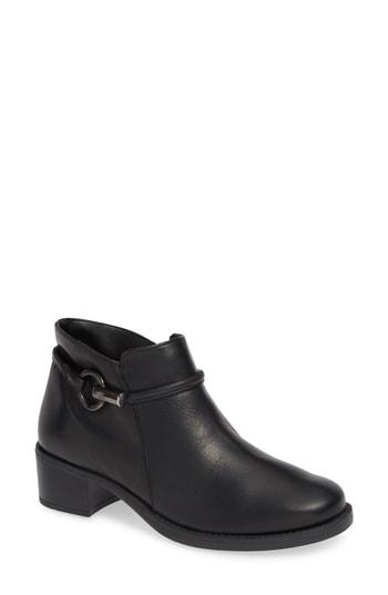 Women's David Tate Miller Low Bootie .5 M - Black