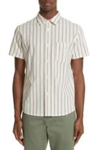 Men's A.p.c. Bryan Stripe Woven Shirt - White