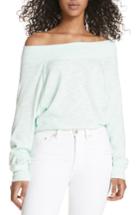 Women's Free People Palisades Off The Shoulder Top - Green