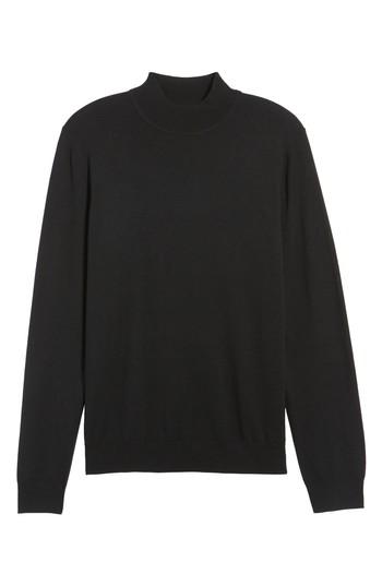 Men's Nordstrom Mock Neck Merino Wool Sweater