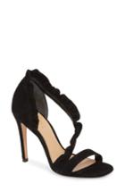 Women's Schutz Aim Ruffle Sandal .5 M - Black