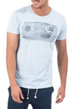 Men's Sol Angeles Wood Grain Flow T-shirt - Blue