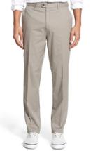 Men's Bensol Washed Trim Fit Stretch Cotton Trousers X 30 - Grey