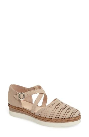 Women's Hispanitas 'leesa' Perforated Espadrille Platform Flat .5us / 38eu - Beige