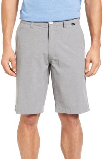 Men's Travis Mathew Beck Stretch Performance Shorts - Grey