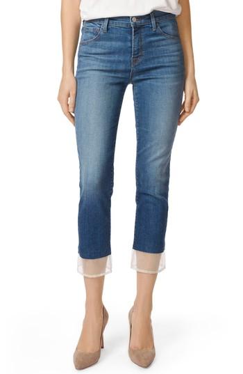 Women's J Brand Ruby High Waist Crop Cigarette Jeans
