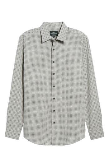 Men's Rodd & Gunn Judgeford Slim Fit Jacquard Sport Shirt - Grey