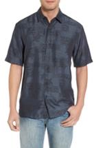 Men's Kahala Sea Shells Classic Fit Sport Shirt - Grey