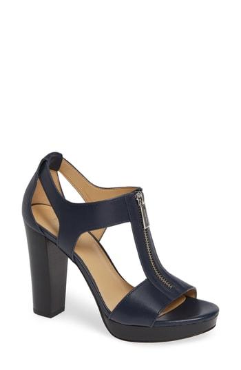Women's Michael Michael Kors 'berkley' T-strap Sandal M - Blue