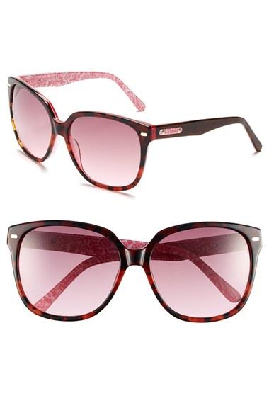 Women's Lilly Pulitzer 'courtney' 58mm Sunglasses - Pink Tortoise