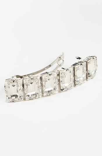 L. Erickson 'swarovski Treasure Trove' Barrette, Size - White