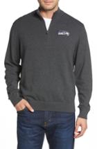 Men's Cutter & Buck Seattle Seahawks - Lakemont Fit Quarter Zip Sweater