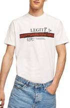 Men's Topman Legit Graphic T-shirt - White