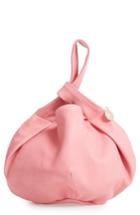 Clare V. Chou Chou Leather Bucket Bag - Pink