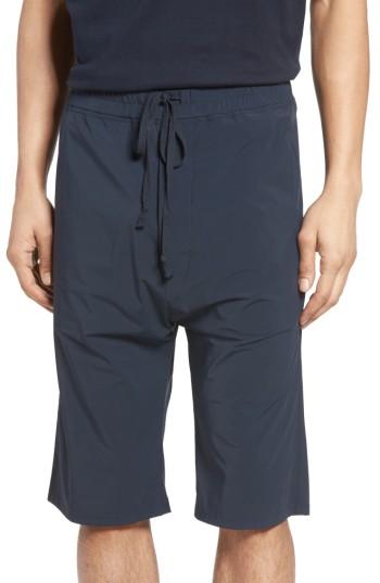 Men's Vince Drop Crotch Shorts, Size - Blue