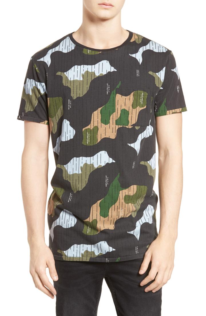 Men's Scotch & Soda Camo Print T-shirt