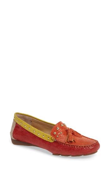 Women's Vaneli Relax Studded Loafer M - Red
