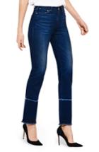 Women's Ayr The Aloe High Waist Straight Leg Jeans - Green