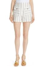 Women's Ted Baker London Colour By Numbers Helenn Stripe Shorts - Ivory