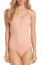 Women's Tavik Lila Ribbed One-piece Swimsuit - Pink