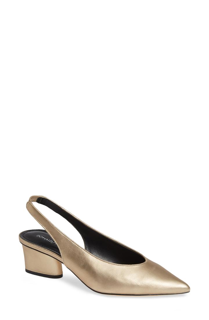 Women's Donald Pliner Gema Slingback Pump M - Metallic