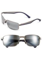 Men's Maui Jim 'backswing - Polarizedplus2' 61mm Polarized Sunglasses - Satin Grey/ Neutral Grey
