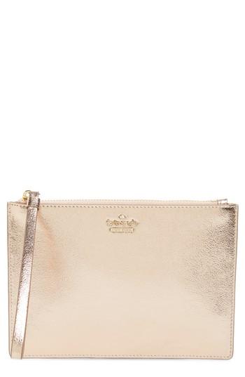 Women's Kate Spade New York Highland Drive - Yury Faux Leather Zip Pouch - Pink