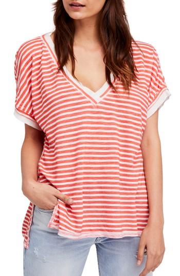 Women's Free People Take Me Stripe Tee