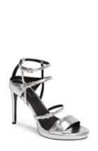 Women's Calvin Klein Shantell Strappy Platform Sandal M - Metallic