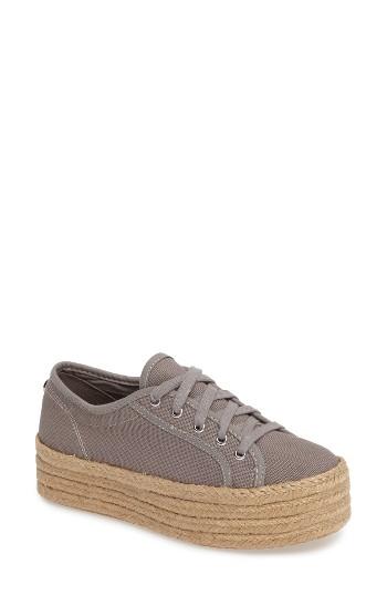 Women's Steve Madden Hampton Platform Sneaker .5 M - Grey