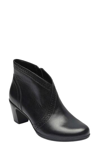 Women's Rockport Cobb Hill Rashel Bootie M - Black