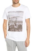 Men's The Rail Deserted Road Photo T-shirt - White