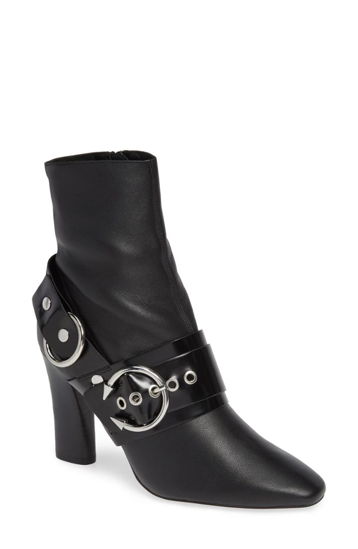 Women's Topshop Hot Hardware Bootie .5us / 36eu M - Black