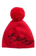 Women's Kate Spade New York All Dolled Up Pom Beanie - Red