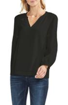 Women's Vince Camuto Raglan Sleeve Blouse, Size - Black