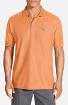 Men's Tommy Bahama 'the Emfielder' Original Fit Pique Polo, Size - Orange