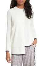 Women's Ted Baker London Ginati Tipped Crossover Sweater