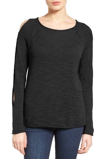 Women's Caslon Open Sleeve Cotton Pullover