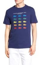Men's Lacoste Color Croc Graphic T-shirt (s) - Blue