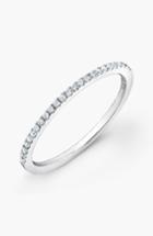 Women's Bony Levy 'stackable' Straight Diamond Band Ring (nordstrom Exclusive)
