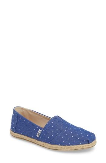 Women's Toms Classic - Alpargata Slip-on .5 M - Blue