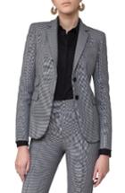 Women's Akris Punto Mini Houndstooth Jersey Blazer
